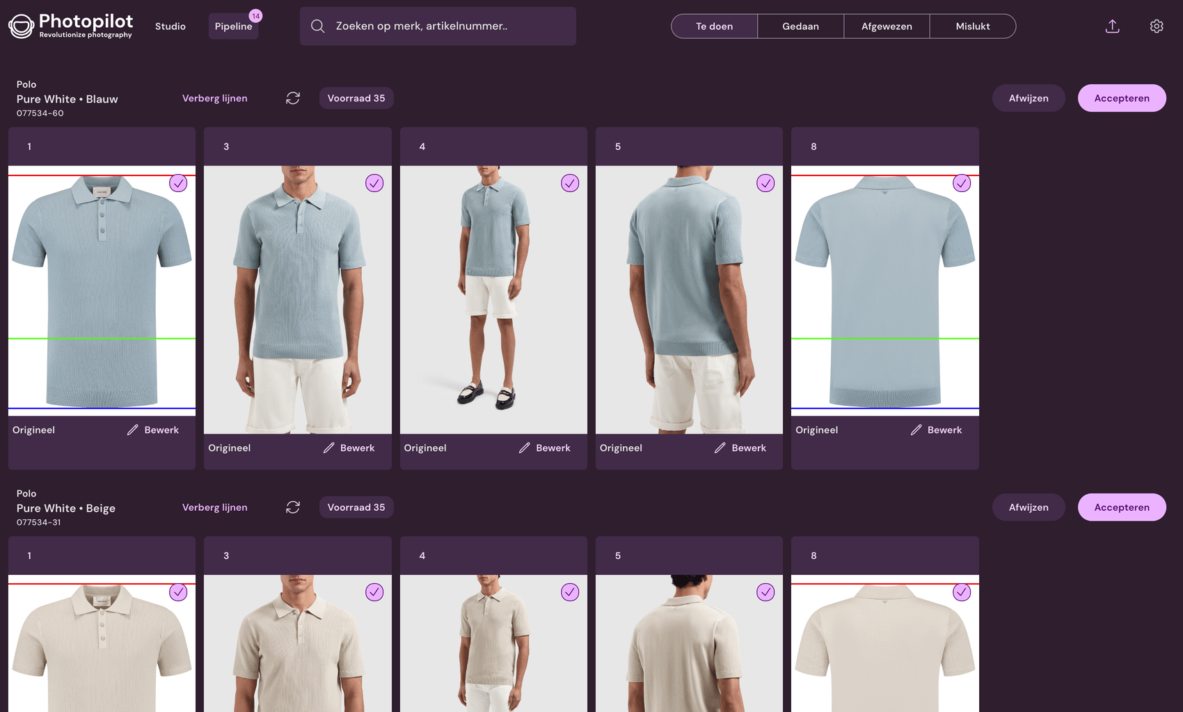 Effortlessly put together stylish outfits on location.